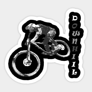 mtb downhill Sticker